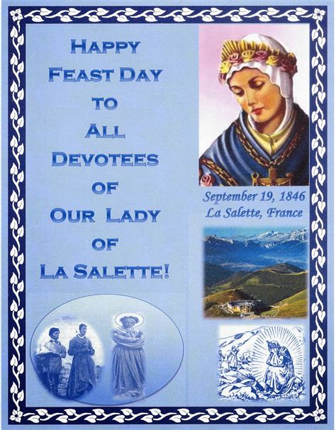 our lady la salette messages.